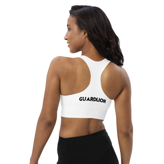 Longline Sports Bra white