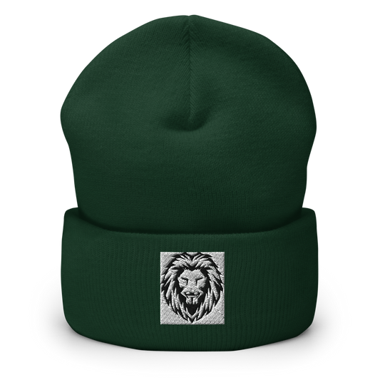 Cuffed Beanie | Yupoong 1501KC embroidered white insignia