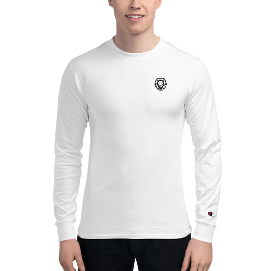 Men's Champion Long Sleeve Shirt white
