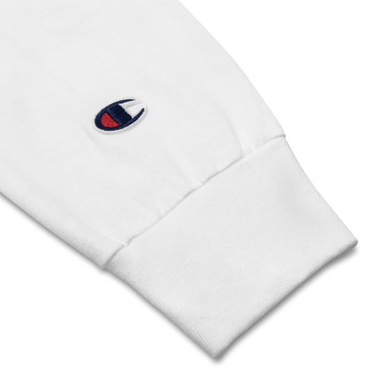 Men's Champion Long Sleeve Shirt white