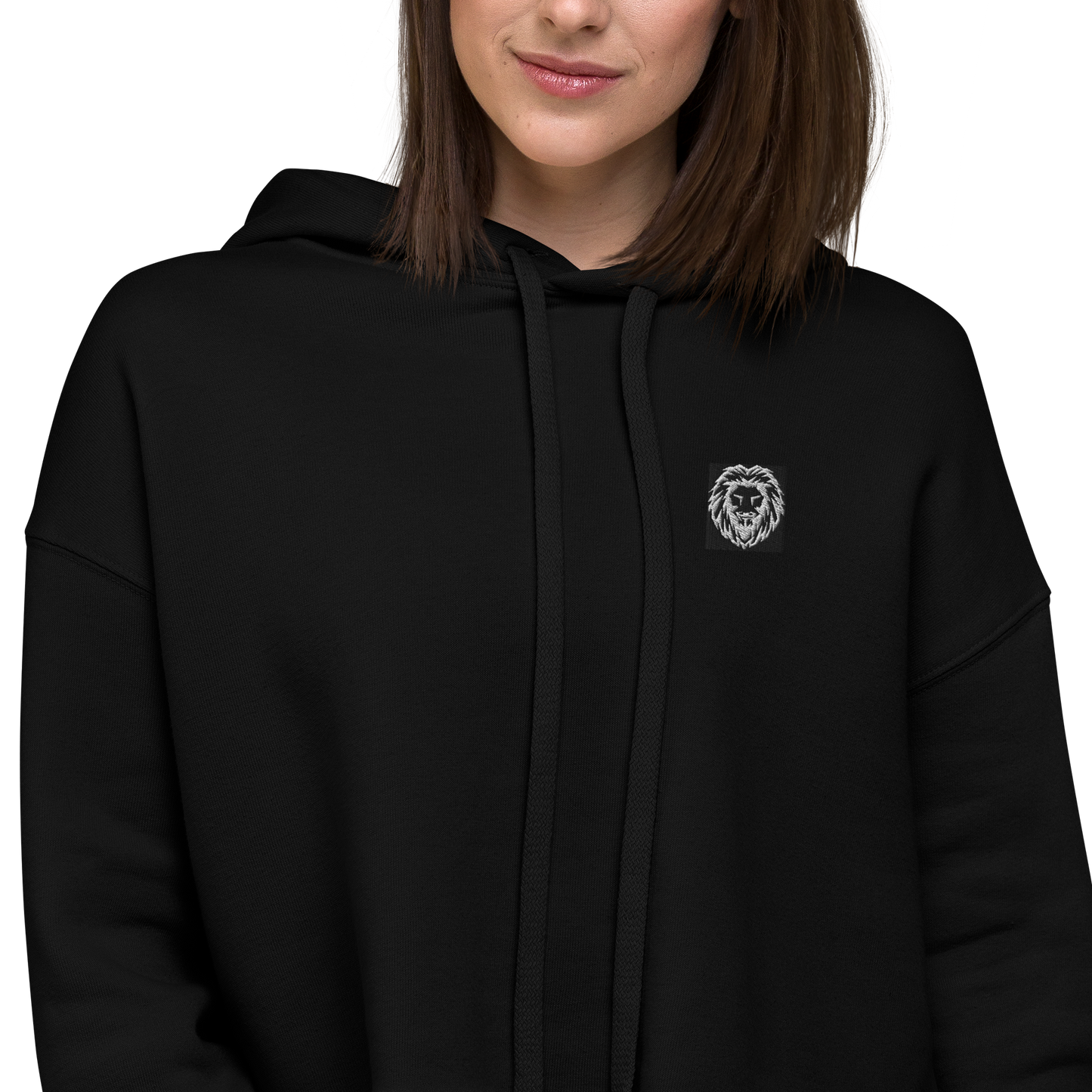 Crop Hoodie | Bella + Canvas 7502 embroidered