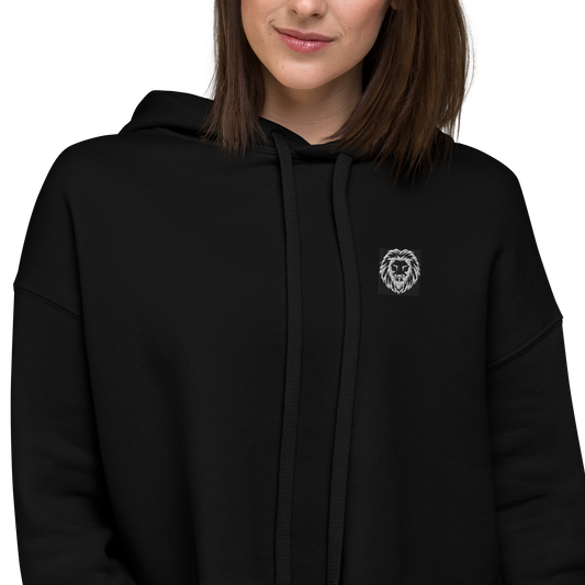 Crop Hoodie | Bella + Canvas 7502 embroidered