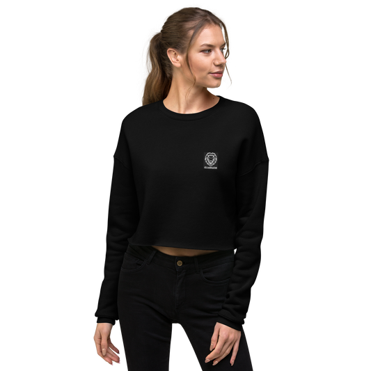 Crop Sweatshirt | Bella + Canvas 7503 embroidered