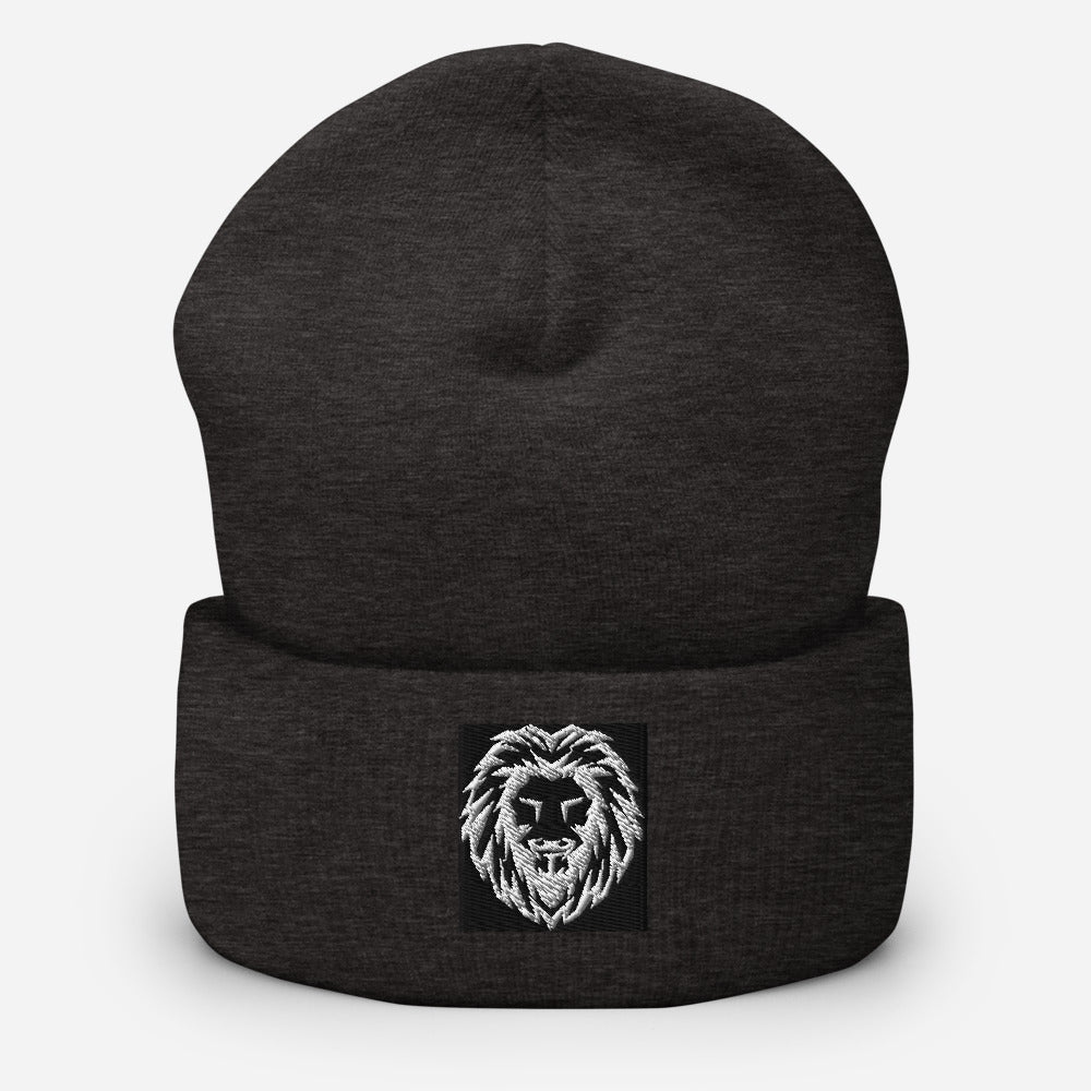 Cuffed Beanie | Yupoong 1501KC embroidered black insignia
