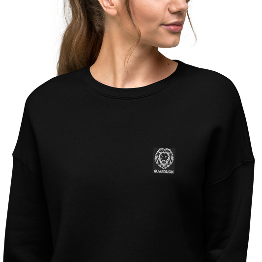 Crop Sweatshirt | Bella + Canvas 7503 embroidered